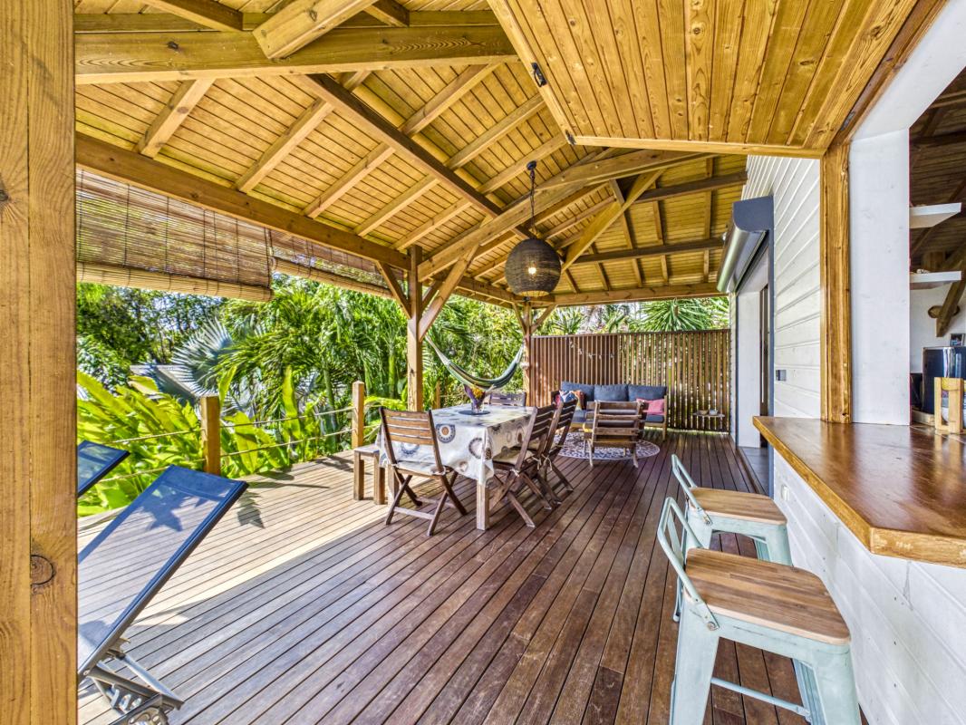 6.Location villa piscine vue mer 3 chambres Deshaies Guadeloupe